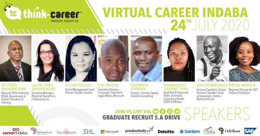 Virtual Career Indaba 24 July 2020